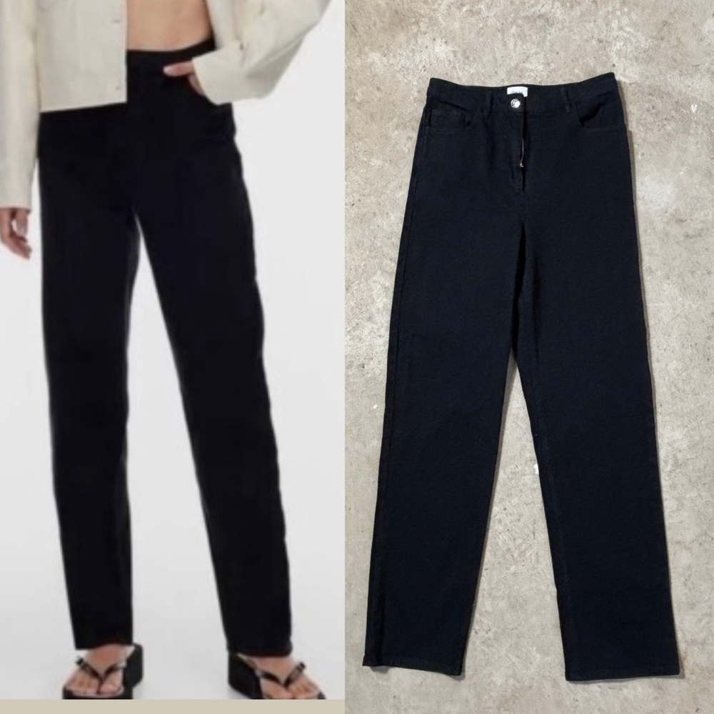Wilfred Free The Melina Black Pant Straight Leg Jeans Women’s Size 6 High Rise